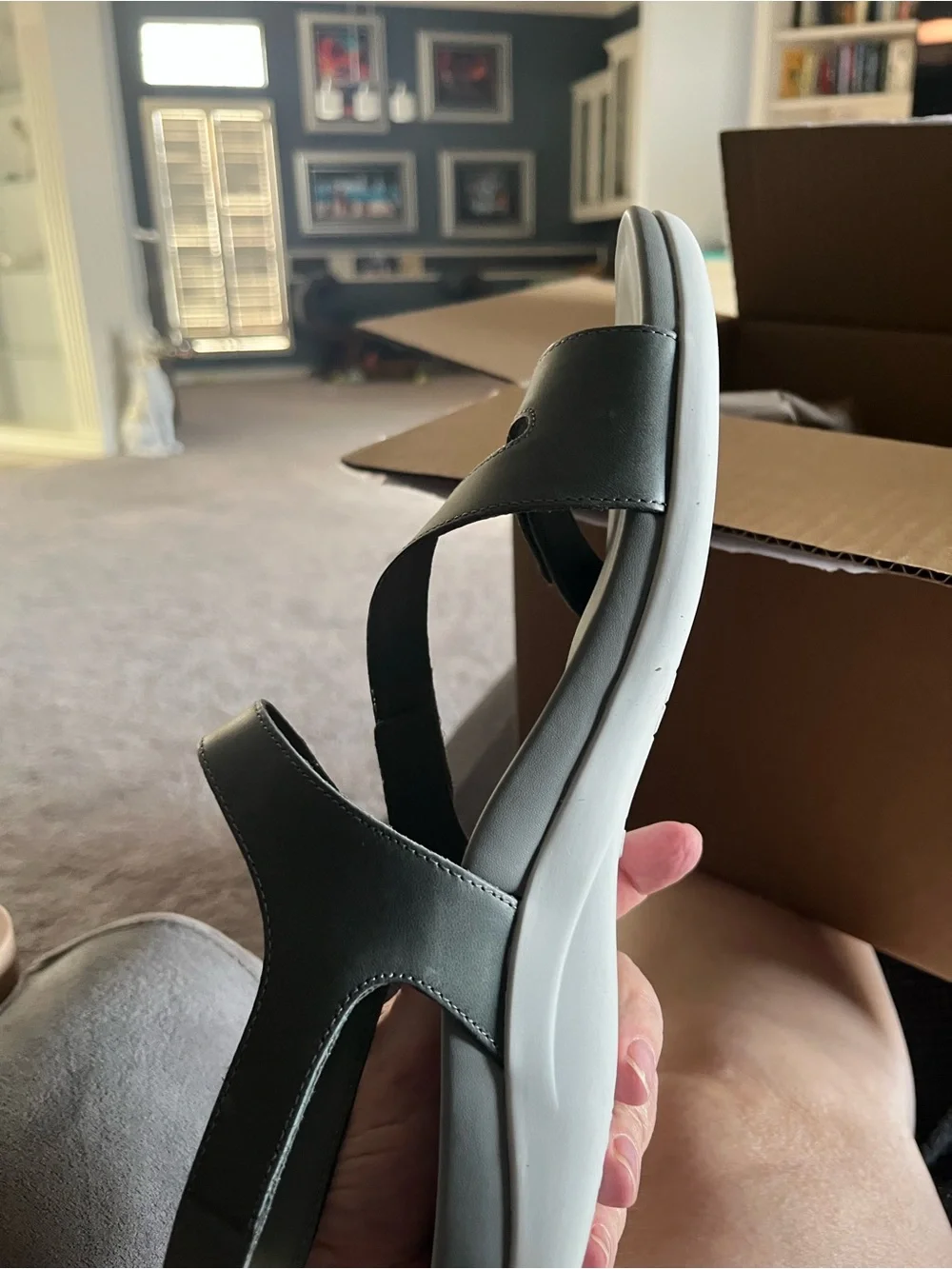 Abeo Oasis Grey Strappy Sport Sandals